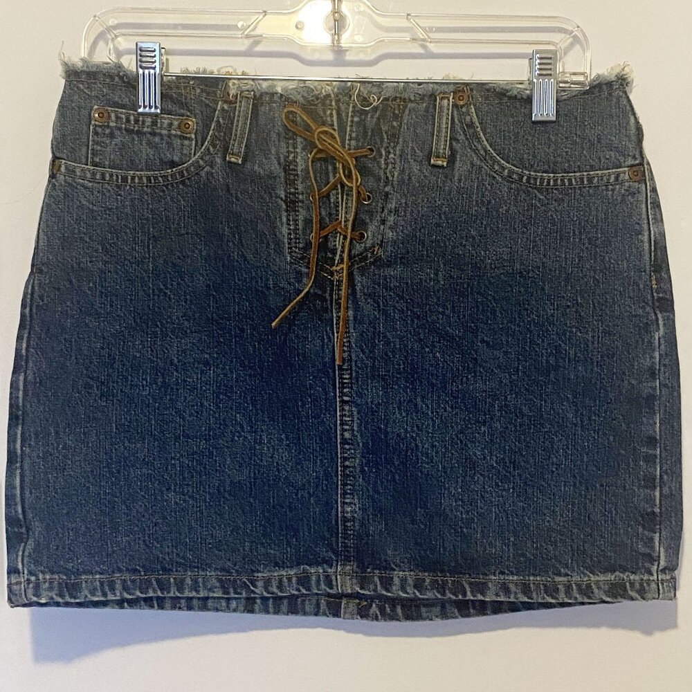 Mossimo denim mini skirt size 9